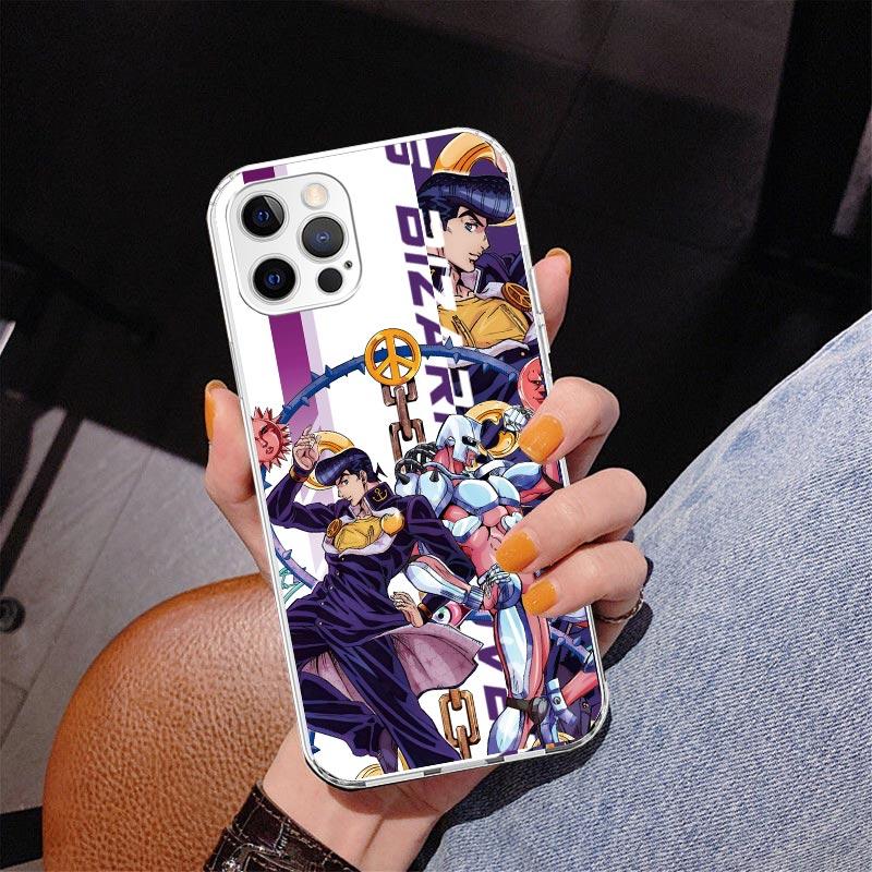 JoJo Bizarre Adventure Anime Phone Case For iPhone 17 Air 16 Pro Max 16E 15 + 14 Plus 11 12 13 Mini 7 8 SE Gift Print Cover Fund