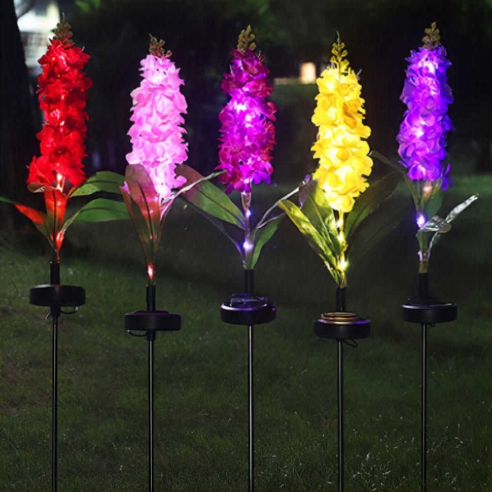 Solar Powered Solar Hyacinth Lawn Lights Waterproof Courtyard Decoration Landscape Lamp  Courtyards