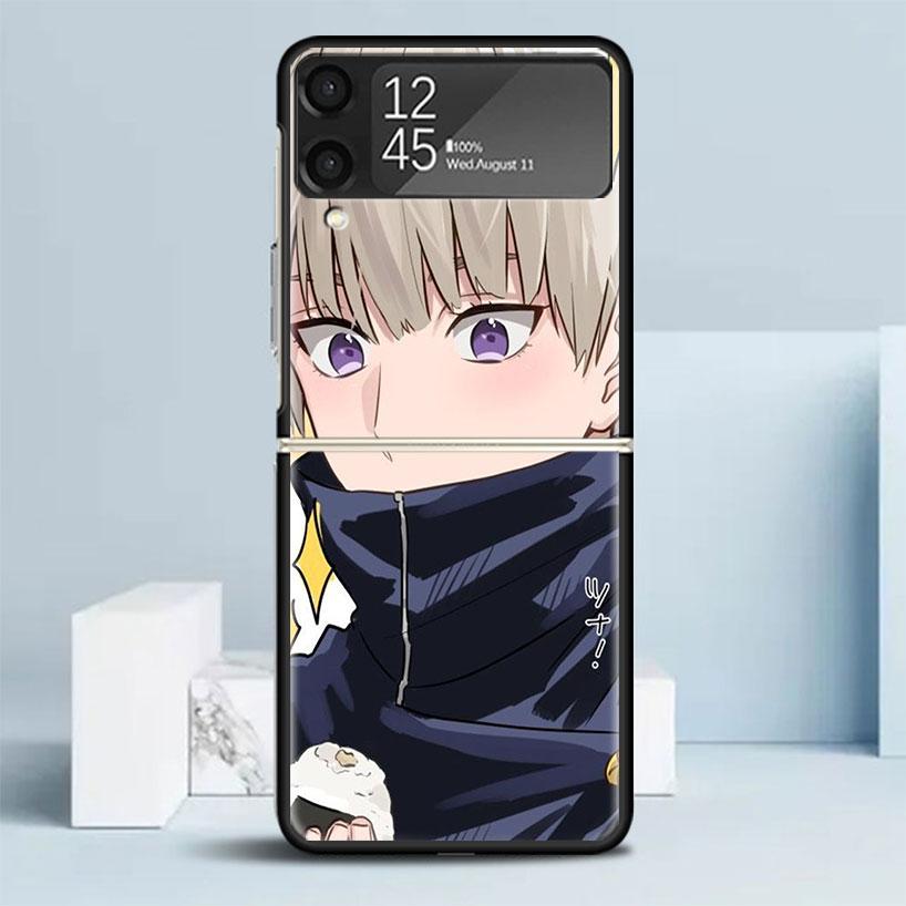 Kaisen J-Jujutsu Inumaki Toge Phone Case For Samsung Galaxy Z Flip7 Flip6 5G Flip5 Flip4 Flip3 ZFlip 7 6 3 4 5 Shockproof Back C