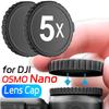 1/3/5Pcs Silicone Lens Rear Cap for DJI OSMO Nano Silicone Camera Body Cover Black Lens Cap for DJI OSMO Nano Camera Protectors