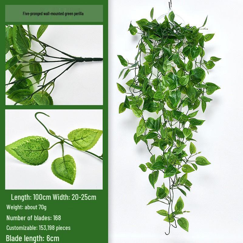 Artificial Hanging Vine Plant for Home Décor: Ideal for Living Room, Bedroom, Bathroom, Kitchen, Windowsill, Balcony, and Courtyard.