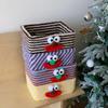 Creative Clown Lambswool Desktop Storage Basket for Jewelry & Cosmetics