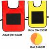 Vest Game Props Vest Outdoor Sport Game Vest Waistcoat With Sticky Ball Sticky Jersey Vest Game