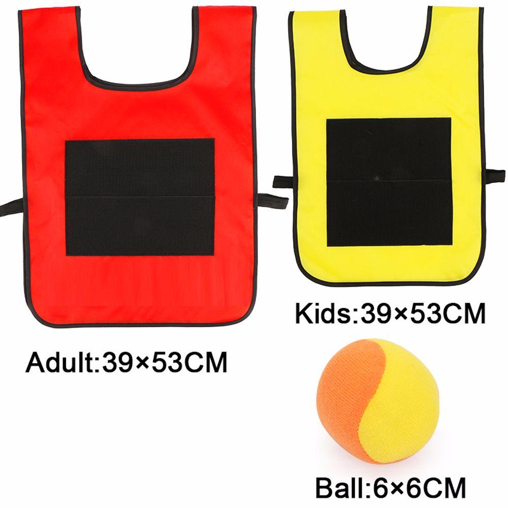 Vest Game Props Vest Outdoor Sport Game Vest Waistcoat With Sticky Ball Sticky Jersey Vest Game