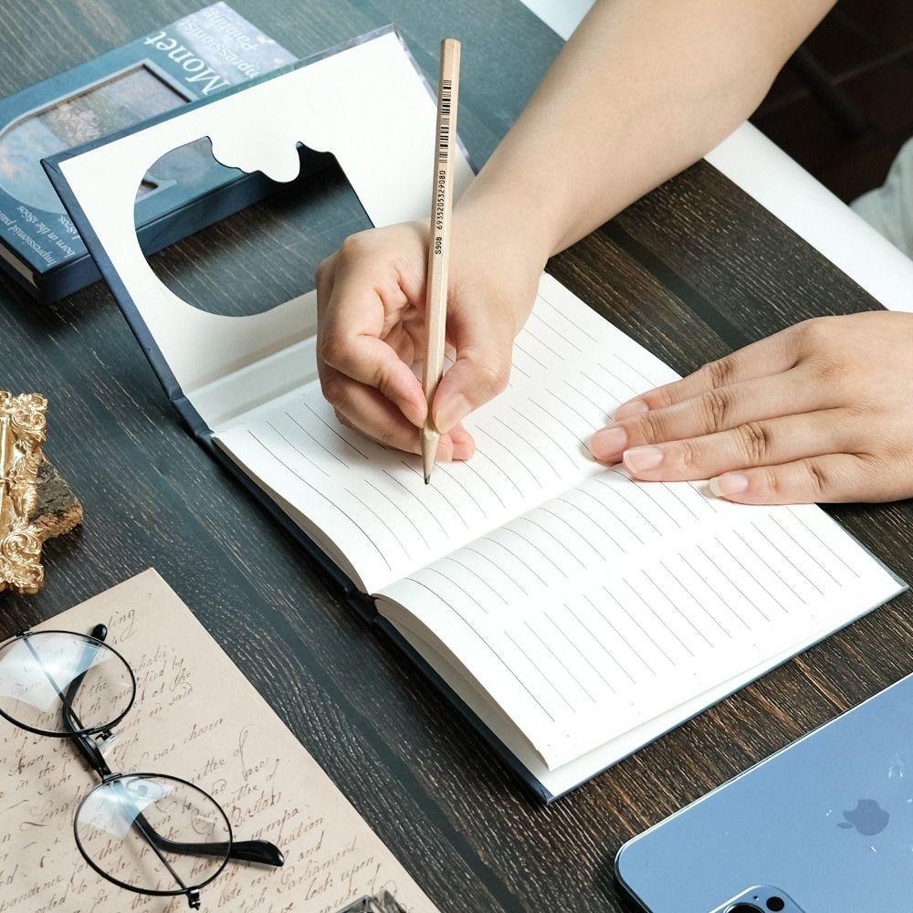 Hand Ledger Oil Painting Style Notebook Magnetic Notepad Gift Diary Book  Student