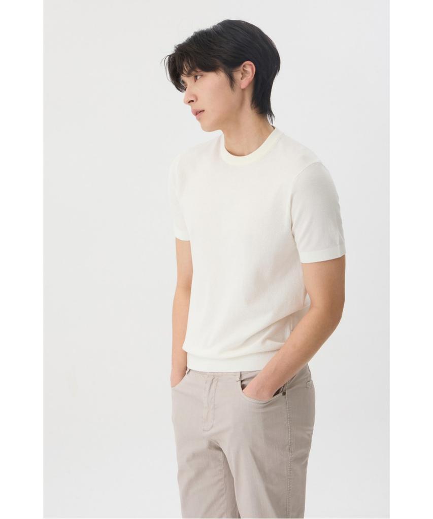BRENTWOOD [Griffiths] Washable Round Neck Sweater Brwam26451Ivx