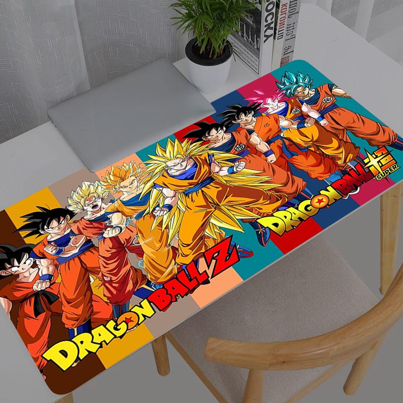 Mouse Pad Computer Dragon Ball Anime Speed Type Carpet Mat for Esports Players Laptop Keyboard Mousepad Office Desk Mat