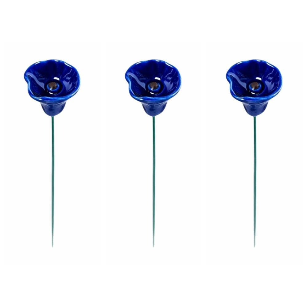 3pcs Ceramic Bee Butterfly Water Dispenser Multi-function Artificial Flower Garden