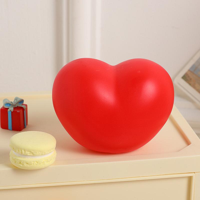 1 stk Søt Hjerte Nattlys Vinyl LED Sovelampe Nattbordslampe Touch Barnerom Nattlys For Barnerom Gratulerer med dagen Gave