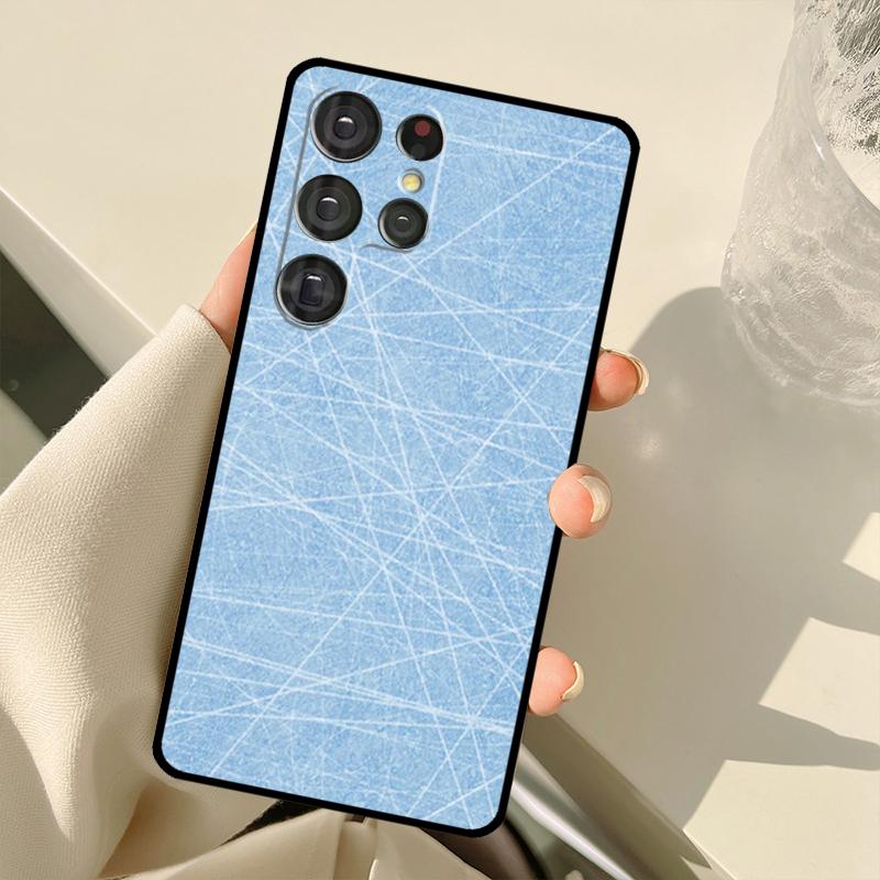Ice Hockey Rink Sport Case For Samsung Galaxy S23 S22 Ultra S20 FE Note 20 Note 10 S8 S9 S10 Plus S21 Ultra Cover