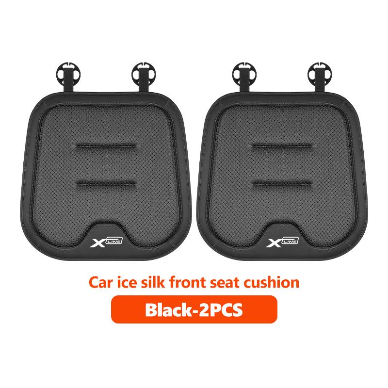 ACZ2 Car Ice Silk Front Rear Seat Cushion Backrest Protector Mat For KIA Rio K5 K2 Sportage Ceed Sorento Picanto Stinger Optima Soul