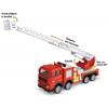 Children Fire Truck Pull Back Toys Fire Telescopic Ladder Truck Inertia Car Fire Rescue Water Tanker Model Boys Birthday Gift