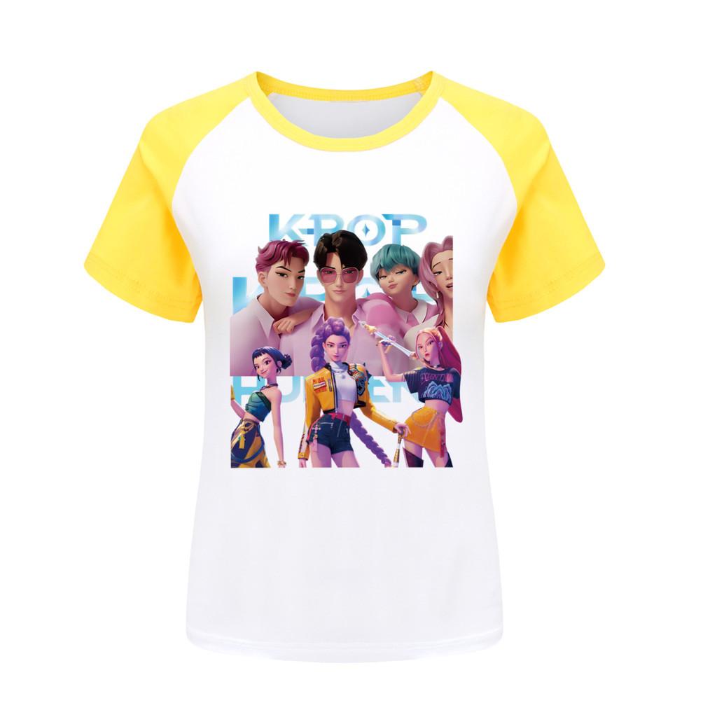 5056 Barn Flickor Sajaboys Rumi Zoey Mira Tryck Raglan Kortärmad T-shirt