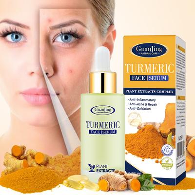 Siero viso liquido originale alla curcuma Segni di acne Siero idratante alla curcuma sbiadito