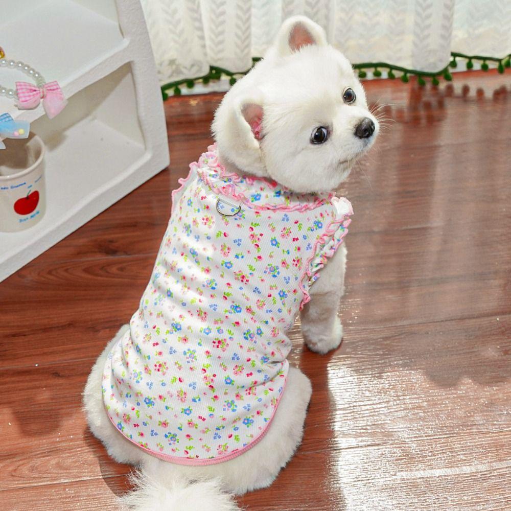 Soft Pet Princess Dress Breathable Pet Summer Clothes Fashion Cat Cake Skirt  For Dogs and Cats