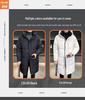 Men's High-Quality Thickened Down Jacket: Winter White Duck Down Hooded Outerwear - Trendy Casual Workwear.
