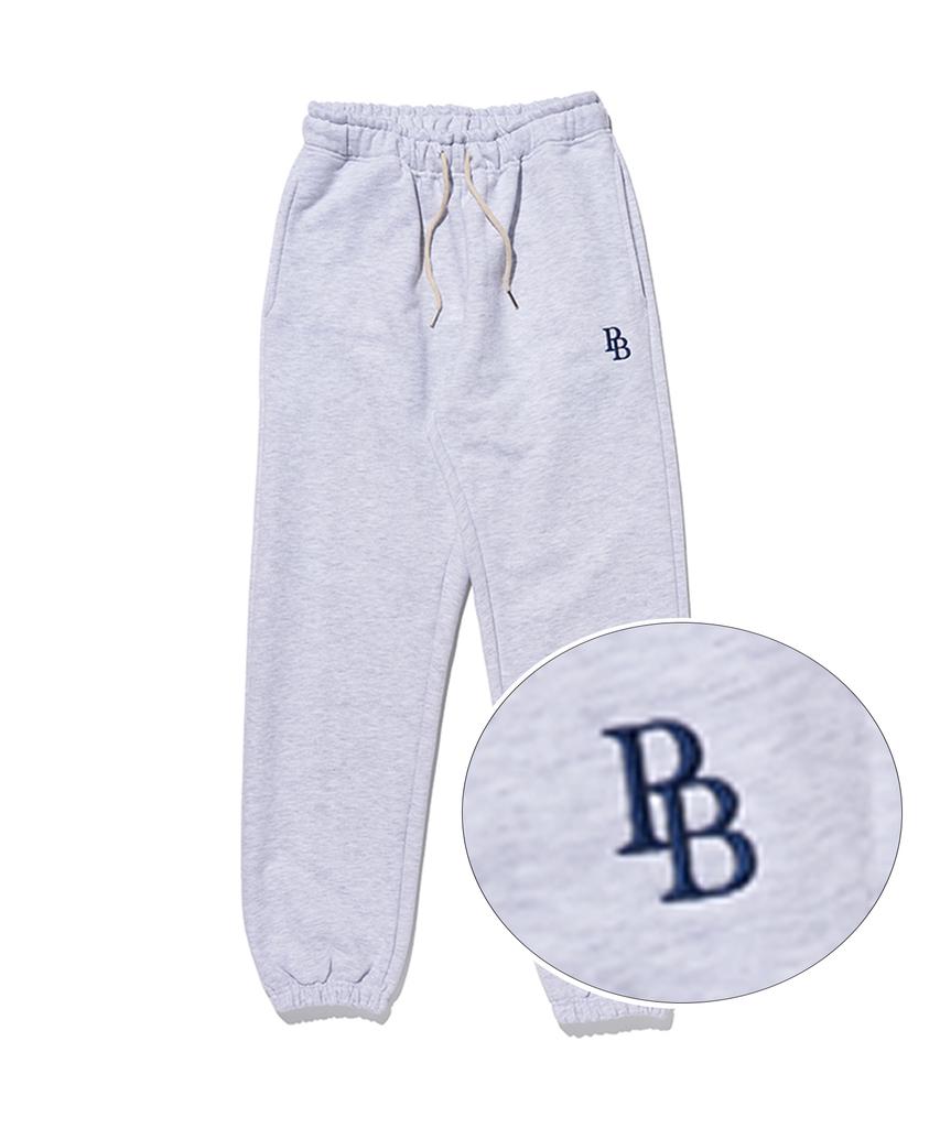 PAPERBOY Pb Logo Sweatpants - White Melange
