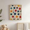 Happiness Star Poster Happiness Star Poster, 30X40 Cm, White Wooden Frame, 230 Gsm Matte Paper