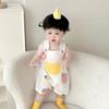 2025 Summer Baby Romper: Pure Cotton Crawling Suit & Bodysuit for Newborn Girls (Style 3686)