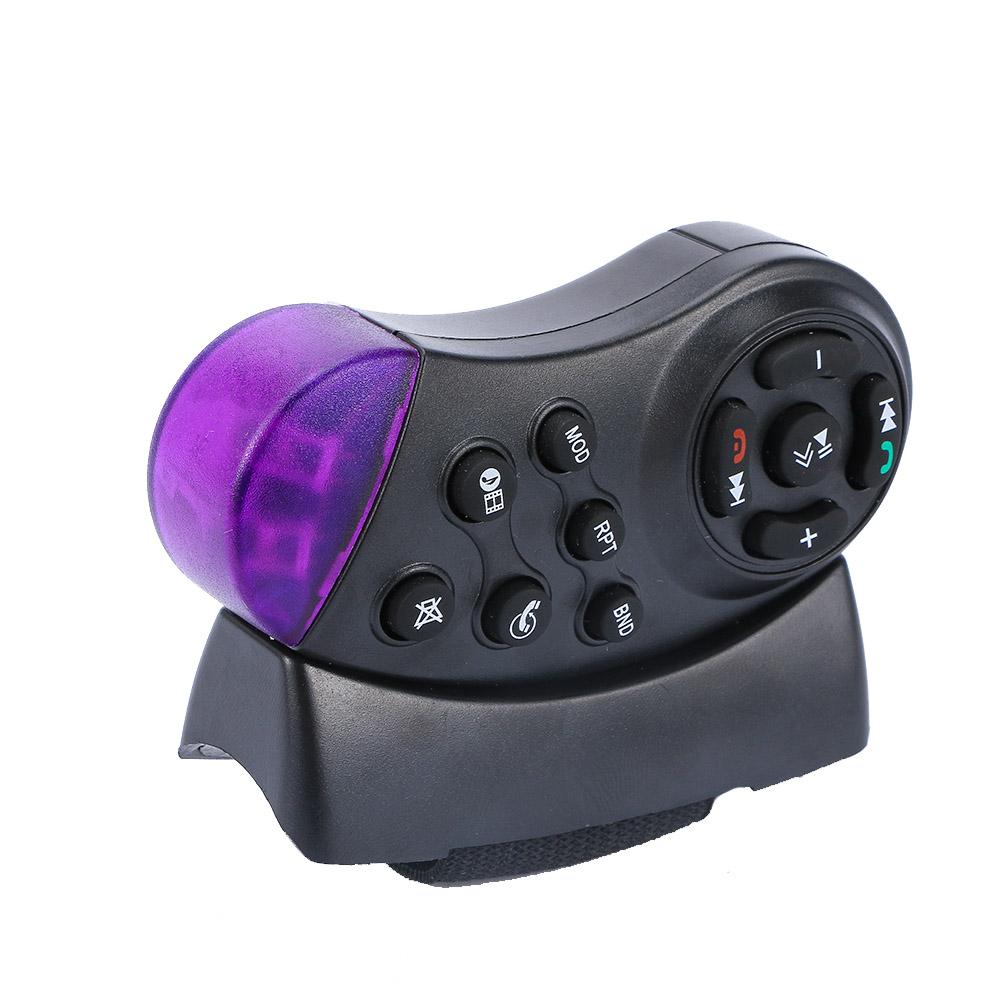 For Car Universal Portable Steering Wheel IR Remote Control Car Electronics Car Player Vehicle DVD