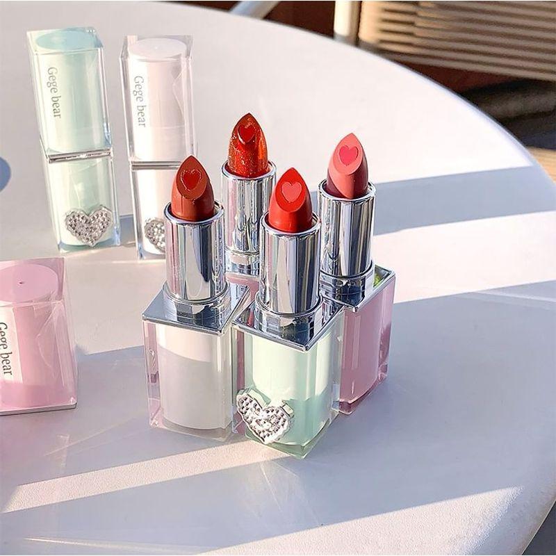 Gege Bear - Kristall Glänzender Spiegel Lippenstift - (4-6)