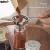 Stainless Steel Funnel With Handle Small Metal Funnel For Filling Bottles Liquor Wine Oil Coffee Beans Kitchen Gadget