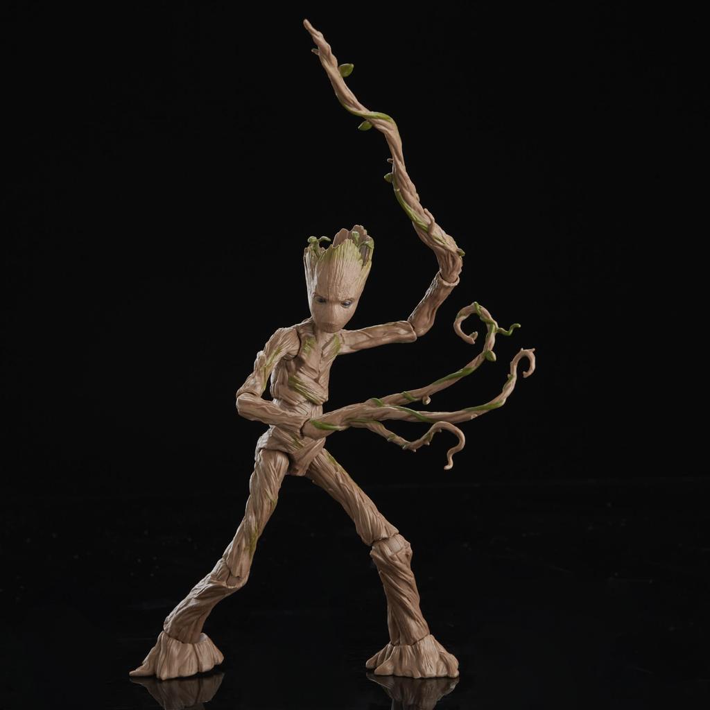 MARVEL Marvel Legends Series Thor: Love and Thunder Groot F1410 Authentic 6-inch (15cm) Action Figure with 4 Build-a-Figure Accessories