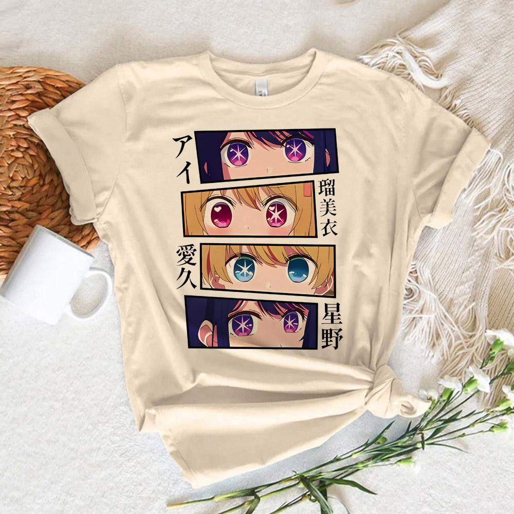 Hot New Anime OSHI NO KO Pattern Printed T-Shirt Women Men Anime Harajuku Breathable Loose T-Shirt Tops Short Sleeve T Shirt