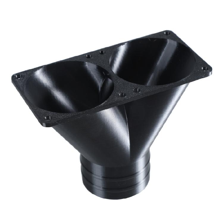 Cooling Fan Pipe Outlet Air Gathering Vent Air Outlet for 4cm/6cm Cooling Fan Enhances Air Ventilation Fan Outlet