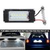Car LED License Plate Light White Car Number Lamp Error Free CanbusFor Mini Cooper R56 R57 R58 R59 R50 R52 R53 2007-2015