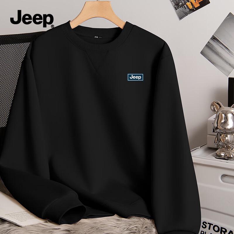 JEEP Men's Casual Crew Neck Sweatshirt