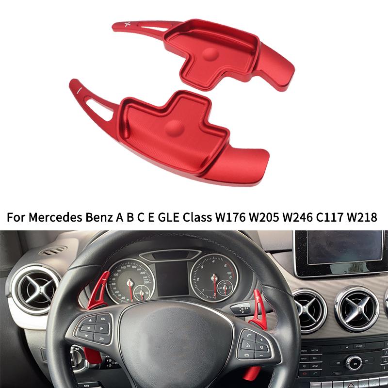 2x schimbătoare de schimb de extensie pentru volan de mașină din aliaj de aluminiu pentru Mercedes Benz ABCE GLE Class W176 W205 W246 C117 W218