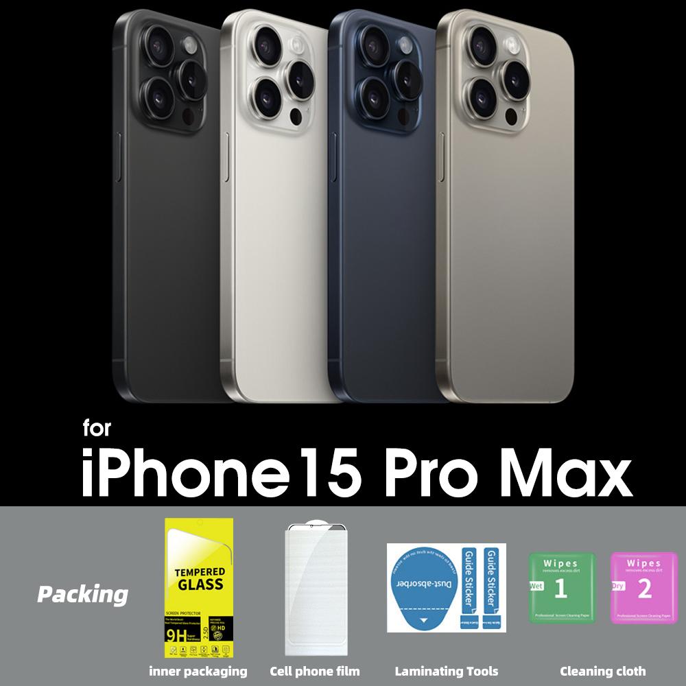 Fonken Privacy Screen Protector for iPhone 15Plus/15/15 Pro/15 Pro Max 30 Degree Anti-peep Tempered Glass Film