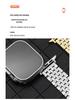Compatible Stainless Steel Bead Band for Apple Watch 