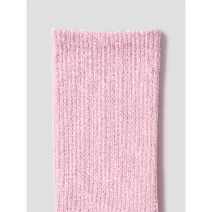 [8 Seconds] Ribbed Non-Slip Socks Light Pink (3561KTAMFY)