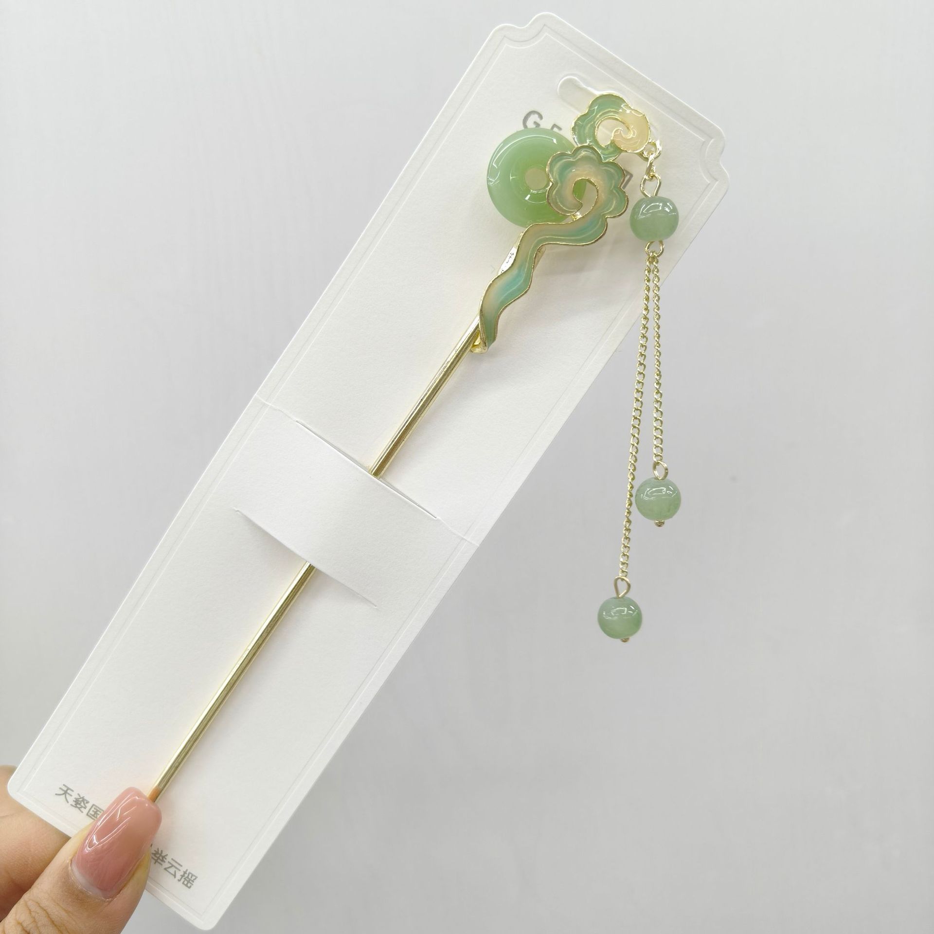 

Сказочная заколка-кисточка для волос с цветком для женщин ручной работы с масляной эмалью, цветочная палочка для волос, ювелирное украшение, металлические аксессуары для волос, женская заколка для волос, 1 шт.