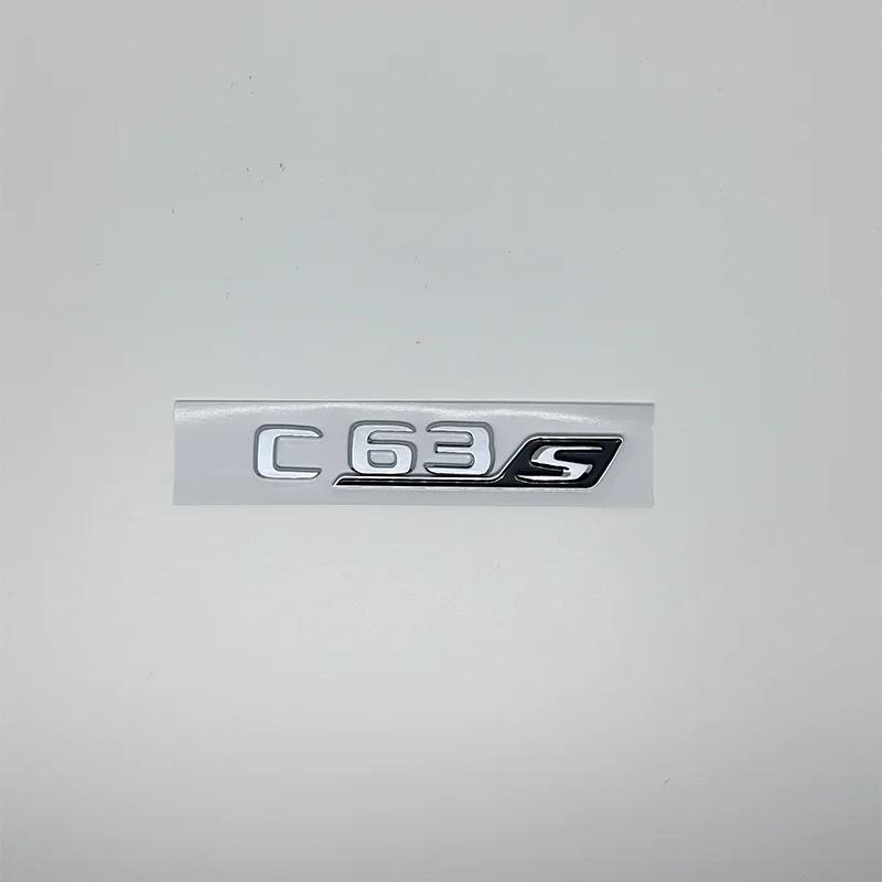 Jwlsk5 2025 Hot Car Tuning For Mercedes Benz AMG C Class W204 W205 C63 C63S Letter Logo 3D ABS Sticker Car Rear Trunk Emblem Nameplate