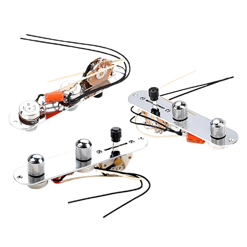 Wired Control Plate Volume Stringed Instrument Switch Knob Metal Fixing Replacement For Tl Telecaster Guitar Parts