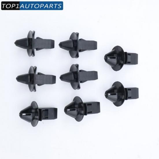 68213168AA Grille Moulding Clips 8pcs Fits 2013- Ram 1500 Black