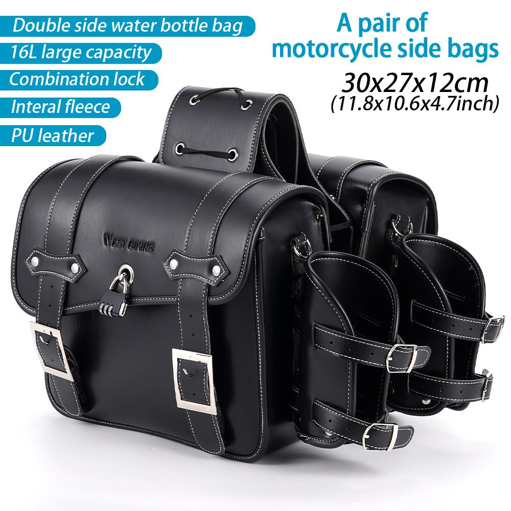 

Водонепроницаемая сумка для топлива для мотоцикла, сумка для езды на мотоцикле, универсальная сумка для езды на мотоцикле, боковая сумка для хранения мотоциклетных инструментов чёрный