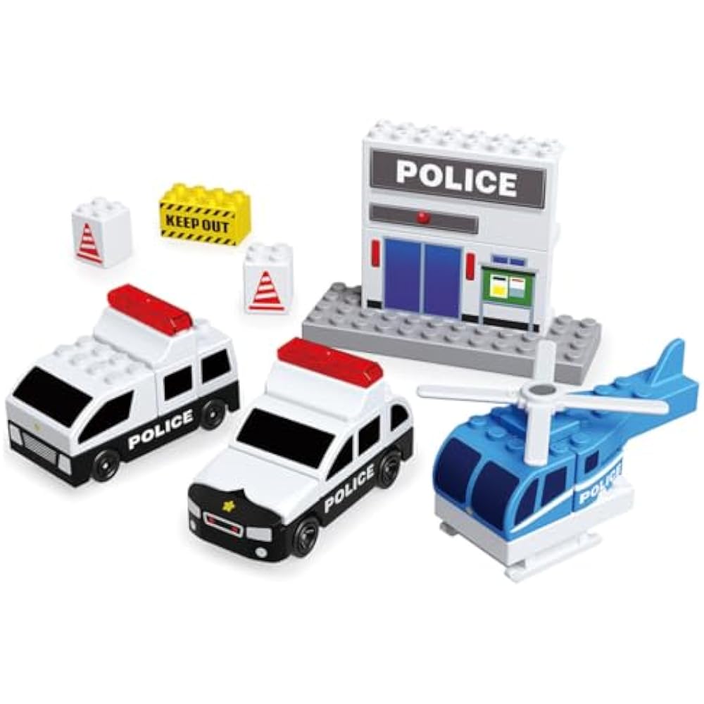 TAKARA TOMY (TAKARA TOMY) Tomica Plarail Block Patrol Set Toy Ages 3 and Up