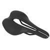 Bike Saddle Shock Absorbing Comfort PU Microfiber Leather Mountain Bike Seat for Road Bike Riding