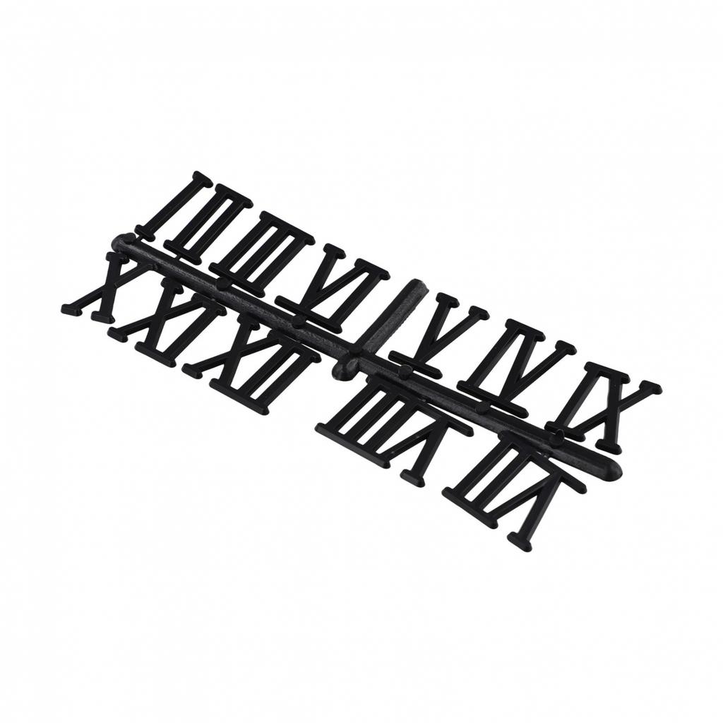 DIY Clock Numerals Parts Gold Plastic Roman Numerals