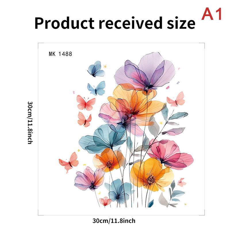 

Забавные наклейки на туалет с изображением бабочек и цветов, водонепроницаемые самоклеящиеся декоративные наклейки для крышки унитаза, холодильника, украшения дома