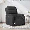 Vidaxl Electric Recliner Armchair, Black, Fabric Upholstered