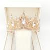 Shiny Ornament Baroque Queen Tiaras Luxury Princess Crown Bridal Headwear  for Women Girls