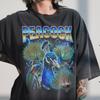 Peacock Shirt, 90s Bootleg Rap Tee, Peafowl Graphic Tshirt, Indian Pavo Cristatus Lover Gift