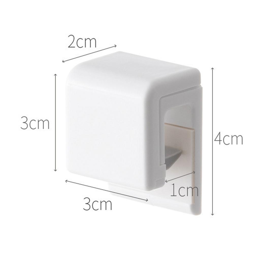 Traceless Plastic Clip for Toothpaste Self Adhesive Hanging Toothpaste Stand Dispenser for Bathroom Use
