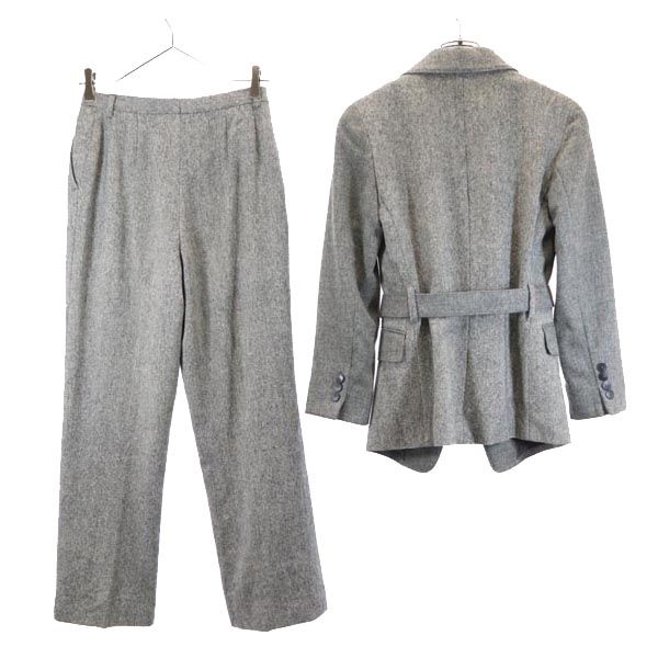 Aquascutum pants suit Setup UK8 gray Women Used