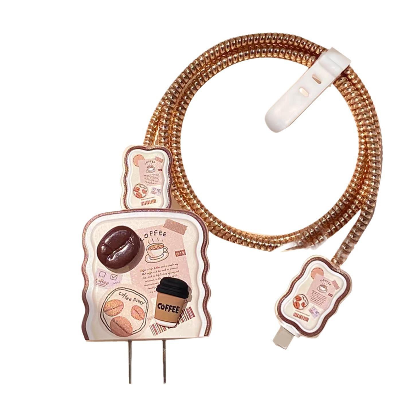 

Data Cable Protective Cover One Size коричневый